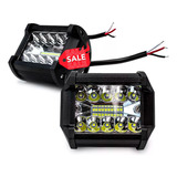 Par Faros 20 Led Dually Auxiliar Con Estrobo 