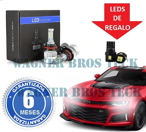 Kit Luces Led Cree Peugeot 205 405 504 505 16000lms No Xenon