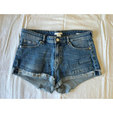 Short De Jean Azul H&m H Y M 