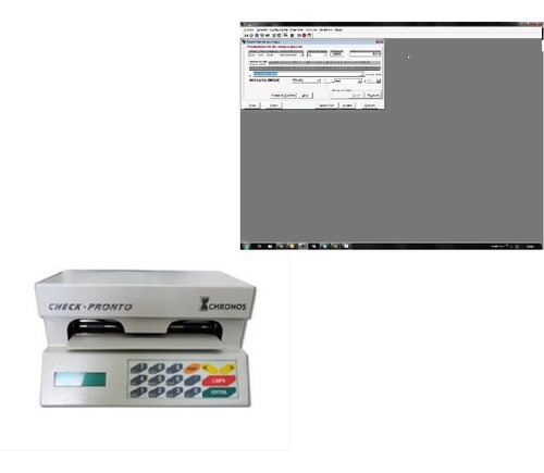 Máquina De Preencher Cheque Showroom Com Software Para Pc