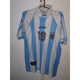 Camiseta Seleccion Argentina 1997 Utileria Juvenil #19 T.3