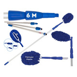 Kit Nº16 Cabo Extensível 6m+ Espanador Eletrostático Angular