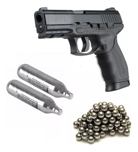 Pistola Aire Comprimido Kwc 24/7 Taurus Abs + 2co2 + 500bb