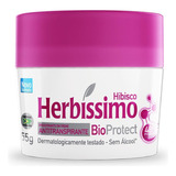 Herbíssimo Desodorante Creme Hibisco Bio-protect Com 55g