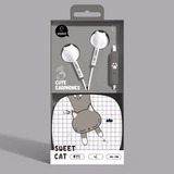 Auriculares Con Cable Gato - Negro/gris