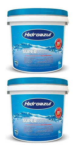 Kit 2x Super Premium Hidroazul 10 Kg