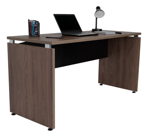 Mesa Escritorio Home Office M150 Rta Wengue + Coñac