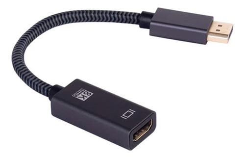  Adaptador Displayport 8k Para Hdmi 4k 120 Hz Cabo Dp 1.4