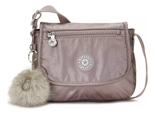 Bolsa Kipling Sabian U Color Hazelnut Metallic 100% Original