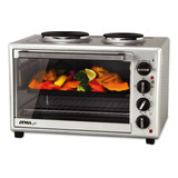 Horno Eléctrico Atma Hg4022api Grill 40 Litros Con 2 Anafes 