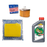 Kit Service Aceite Castrol Filtros Rouser 125 Ns Orig Bajaj 