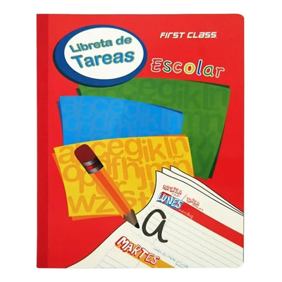 Cuaderno De Tareas Frst Class Color Colores | Meses sin interés