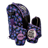 Bolso Matero Mochila Personalizado Violeta 