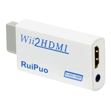 Cable Ruipuo Wii A Hdmi Y 3.5mm, Blanco/para Nintendo