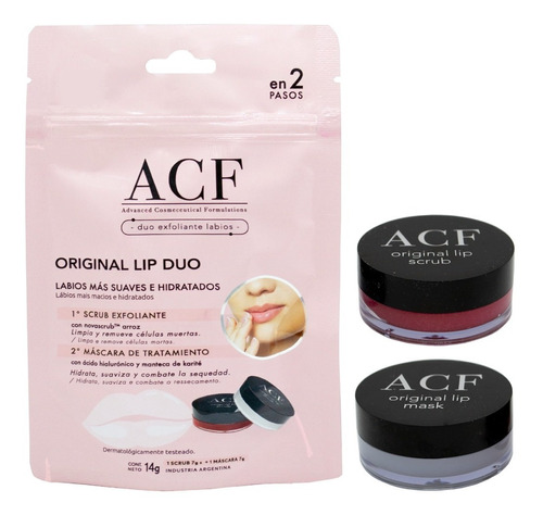 Acf Duo Exfoliante Labios Original Lip Duo Acido Hialuronico