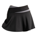 2 En 1 Falda Con Short Licra Deportiva Falda De Yoga