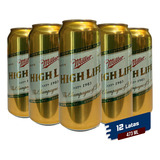 Cerveza Miller High Life 473 Ml - Pack 12 Latas