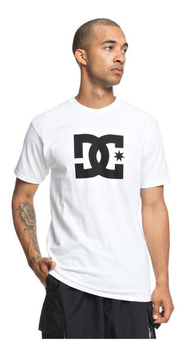 Polera Hombre Dc Star Ss Blanco