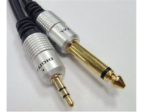 Cable Audio 3,5mm Stereo A 6,3mm Mono 2m. Pureosnic.