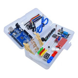 Kit Uno R3 Inicial Compatible Con Arduino Cables Estuche 