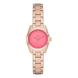 Reloj De Pulso Dkny Nolita Ny6650 Acero Rosa Para Mujer 
