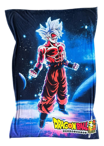 Frazada Dragon Ball Goku Matrimonial Manta Cobija 200x160cm