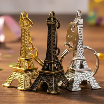 36 Llaveros Torre Eiffel París Recuerdo Xv Años Boda Fiesta Dorado, Bronce, Plateado