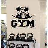 Vinil Decorativo Gym Deportes Pesas Kilos Pegatina