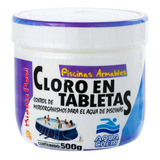 Cloro En Tabletas Para Piscinas 500 G Frasco Afj