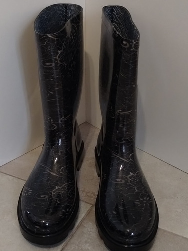 Botas De Lluvia, Calfor Lady Boots N39 Diseño Italiano 
