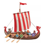 Playmobil Barco Vikingo Pirata Galera Carabela Bote Fortalez