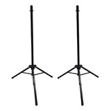 Kit 2 Tripé Suporte Pedestal Caixa De Som Acústica Audio Pro