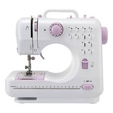 Maquina De Coser Mini Multifuncional Sm-505l Color Blanco