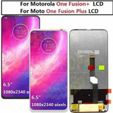 Display Lcd + Tactil Motorola Moto One Fusion Plus Blanco