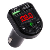 Transmisor Bluetooth Fm De Auto Manos Libres Cargador 2 Usb