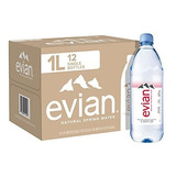 Evian Natural Spring Water (un Caso De 12 Botellas Individua