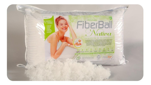 Almohada Fiberball Nativa 100% Siliconada Tela Percal G&d