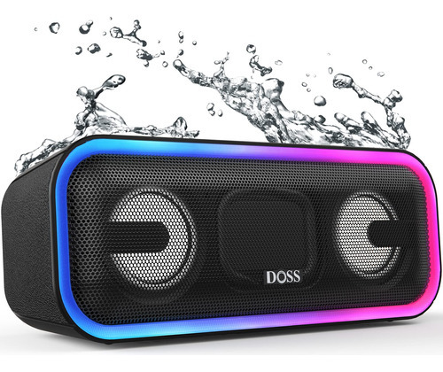 Doss Soundbox Pro+ - Altavoz De Bluetooth Inalámbrico Con . Color Negro