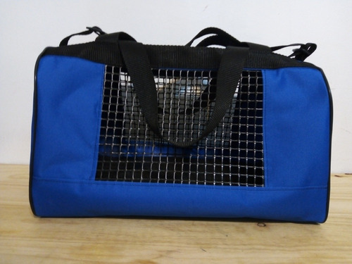 Color Azul Francia Bolso Transportador Mascotas 46x28x27 