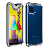 Funda Para Galaxy A21s Acrigel Uso Rudo Esquinas Reforzadas Transparente