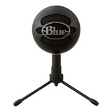 Microfone Condensador Logitech Usb Blue Snowball Ice - Preto