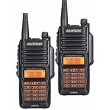 2 Rádio Ht Baofeng Uv-9r 10w Dual Band Uhf Vhf Prova De Água