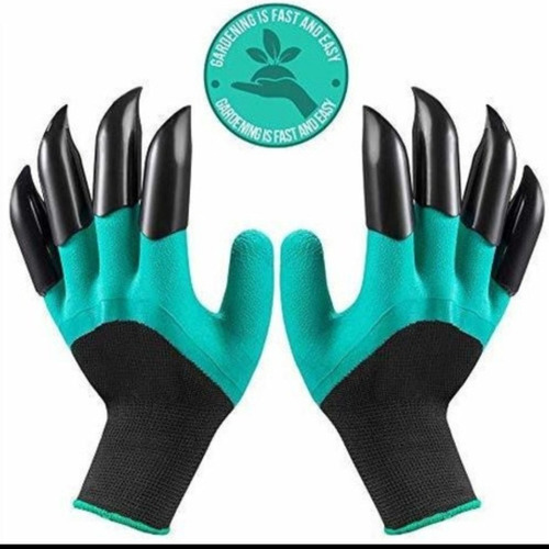 Guantes De Jardin Excavacion Con Garras En Dedos Impermeable