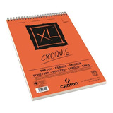 Bloco De Papel Canson Xl Croquis - 90g/m A4 - 120folhas