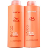 Kit Wella Invigo Nutri Enrich Sh 1l + Cond 1l