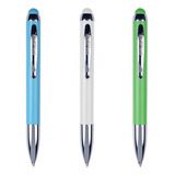 Paquete Twist: 3 Bolígrafos Multicolor Con Stylus Zebra. Color De La Tinta Negro Color Del Exterior Verde/azul/blanco