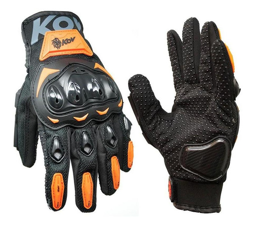 Guantes Para Motociclista Kov Touch Screen Con Holder Y Limpiamicas