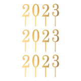 Decoración Para Magdalenas 2023, 3 Juegos De Insertos Para T
