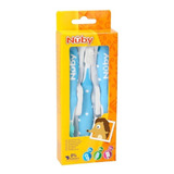 Set 3 Cepillos De Dientes Nuby Bebe Higiene Bucal Maternelle