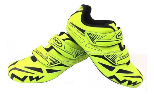 Zapatillas De Ciclismo Ruta Northwave Jet Evo Amarillo